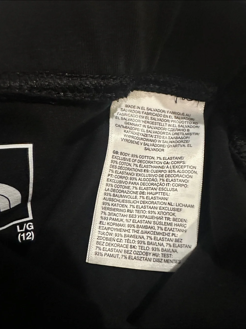 THE NORTH FACE KIDS LEGGINGS SIZE 12 BLACK AND WHITE - Picture 4 of 8